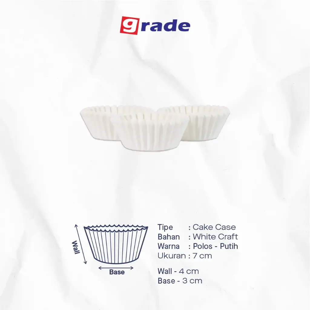 CAKE CASE (CC) 7 — POLOS "GRADE" (1 karton = 42.000 pcs)