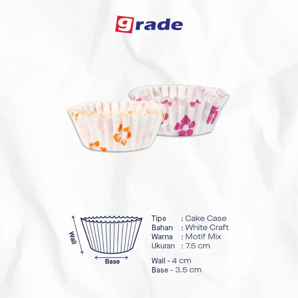 CAKE CASE (CC) 7.5 — ART 38 MIX "GRADE" (1 inner = 1000 pcs)