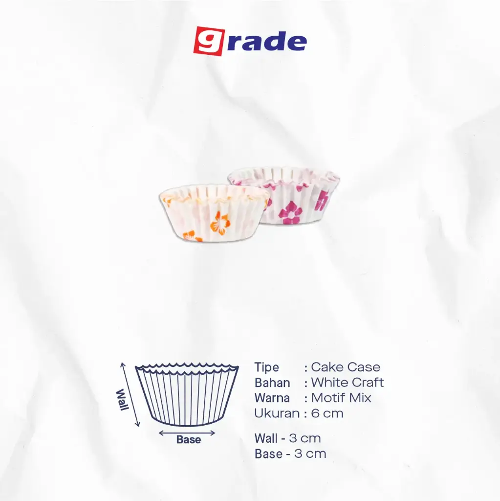 CAKE CASE (CC) 6 — ART 38 MIX "GRADE" (1 inner = 1000 pcs)
