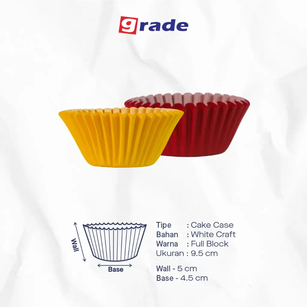 CAKE CASE (CC) 9.5 — FULL BLOCK MIX "GRADE" (1 Karton = 25.000 pcs)