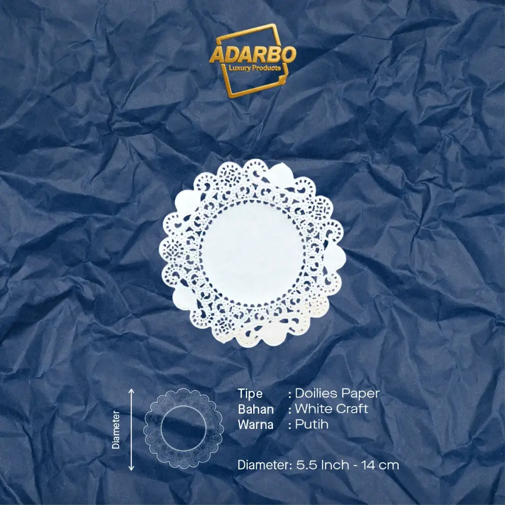 DOILIES ROUND 5.5 "ADARBO" (1 inner = 250 pcs)