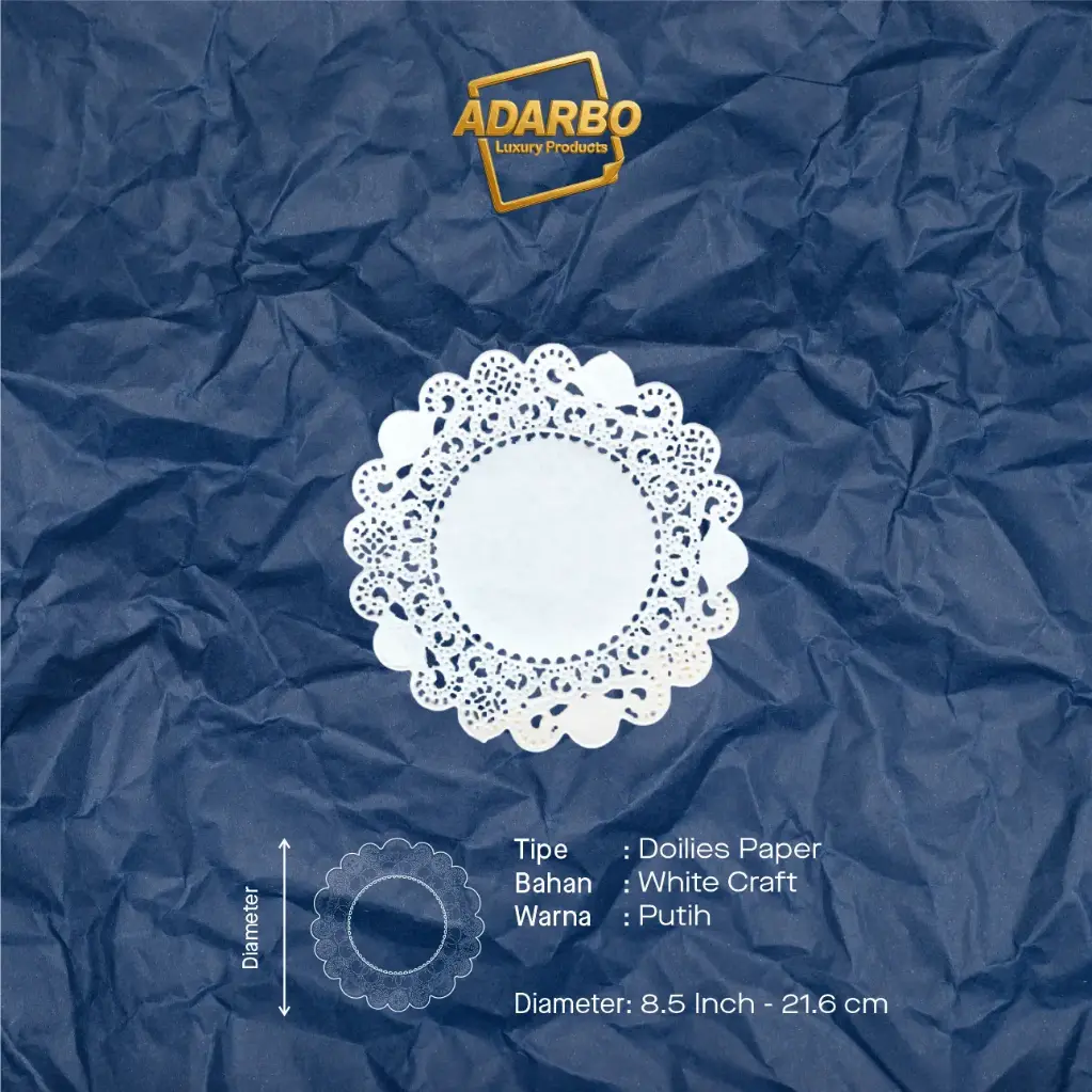 DOILIES ROUND 8.5 "ADARBO" (1 inner = 250 pcs)