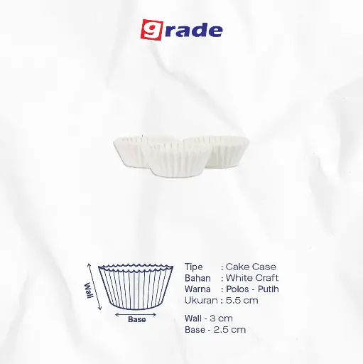 CAKE CASE (CC) 5.5 — POLOS "GRADE" (1 inner = 1000 pcs)
