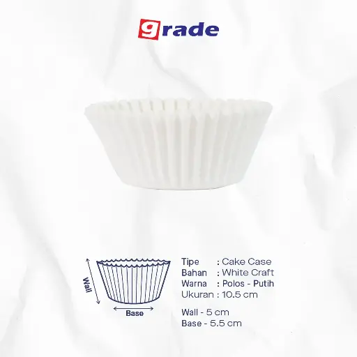 CAKE CASE (CC) 10.5 BASE BESAR (5.5) — POLOS "GRADE" (1 inner = 1000 pcs)