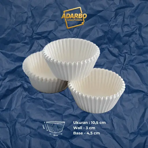 CAKE CASE (CC) 10.5 BASE KECIL — POLOS "ADARBO" (1 inner = 1000 pcs)