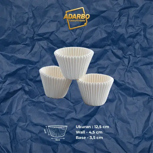 CAKE CASE (CC) 12.5 BOLU KUKUS — POLOS "ADARBO" (1 inner = 500 pcs)